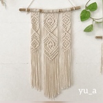 流木マクラメタペストリー