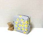 サニタリーポーチ（黄色の花）