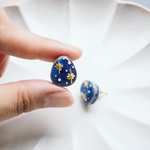 星降る夜のイヤリング/ピアス(サージカルステンレス)煌めく夜空を耳元に