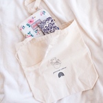 マザーズトートバッグ・名入れ・似顔絵イラスト入り