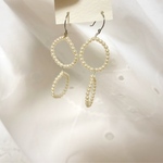 rétro perl pierce/earring