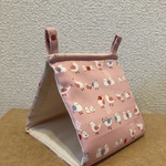 Mサイズバードテント小鳥ピンクm022