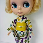 ブライス 浴衣 リカちゃん 浴衣 きなり 矢絣