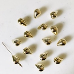 Gold Drop Beads
