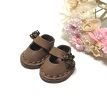 ＊送料無料＊mini☆mini ミニチュアストラップシューズ①（ブラウン）