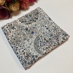 ✴︎25×25cm✴︎リバティガーゼハンカチ アデラジャ（グレー）