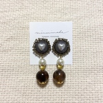 antique pearl heart
