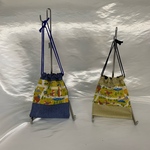 みんなでサイクリングマスタード色給食袋(2種類)