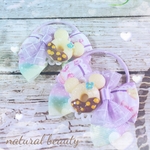 一点物🌟大人気‼️🆕キッズ用✨スイーツ柄リボンのヘアゴム