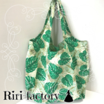 【２個限定】リゾート★リーフ🍹エコバッグ🌱(シュシュ１個プレゼント♪)