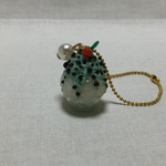 ミントチョコレートかき氷　キーホルダー　ストラップ　チャーム