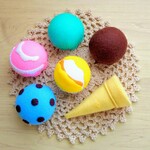 フェルトのおままごと アイスクリーム 