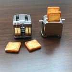 ミニチュアポップアップトースター