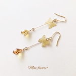 蝶のピアス