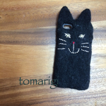 黒猫スマホケース