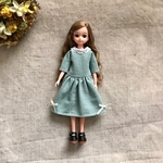 リカちゃん服　リボンのワンピース