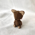 <身長約4.5センチ>ハンドメイドのbabyオオカミさん