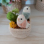 セキセイインコシリーズ；鉢植え