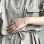 《再販》2連ブレスレット(rhombus pearl)