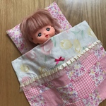 メルちゃんのお布団セット(パッチワークピンク系②)