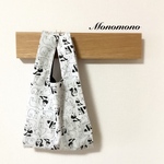 50%OFF!! 【しろくまとぱんだ】おとなかわいいたためるエコバッグ小