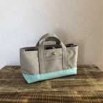 【c様専用】帆布でほっこりミニトート横長 order作品