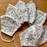 新作🍀夏用マスク⭐︎（リバティプリントダブルガーゼ×内側/涼感キシリトール加工ダブルガーゼ）