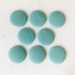 Light Blue 25mm Circle Cabochons