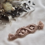 macrame ヘアクリップ