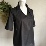 ボウタイ ブラウス(黒)