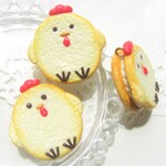 にわとりクリームサンドクッキー