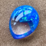 🌈ハイブリッドオパールスタンダードブルーネックレス🌈
