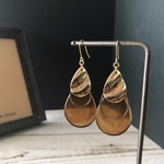 ✳︎琥珀色のtriple dropピアス/イヤリング✳︎