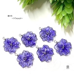 蓮の花 Sカン付き クリアパープル