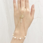 フィンガーブレスレット［White］
