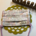 ☆ プリーツwガーゼ マスク ☆ 子ども用 ☆  スイーツ柄☆