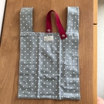 コンビニエコバッグMサイズ♥グレードットマチ12