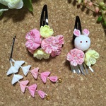 つまみ細工　髪飾り