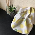 レモン柄エコバック✩.*˚コンビニサイズ