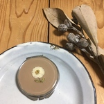 dryflower 両面コンパクトミラー white ＆ pinkbeige/ドライフラワー レジン