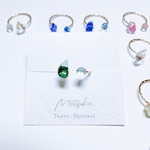 ☆material ring 【ライトグリーン×ライトグリーン】 