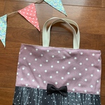 ドットチュールのレッスンバッグ♡パープル