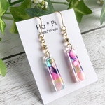 再販▷シンプル さざれ石 揺れる ピアス／イヤリング