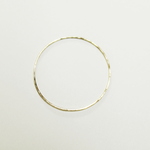k10イエローゴールド　very very thin Ring 鎚目模様