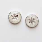 雪の結晶ピアス/イヤリング