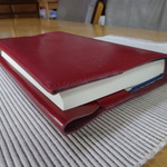 単行本用革のブックカバー　T-10
