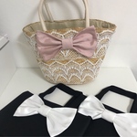 ❤︎6711yuki様専用❤︎リボン かごバッグ   保冷バッグ2点