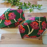 舟形マスク　南風　花　グリーン