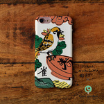 アイフォンX ケース iPhoneX iphone8ケース iPhone8plus 7plus ハード アニマル 和柄 雀/中川貴雄×ケースガーデン