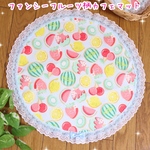 ファンシーフルーツ柄リバーシブルカフェマット💖
